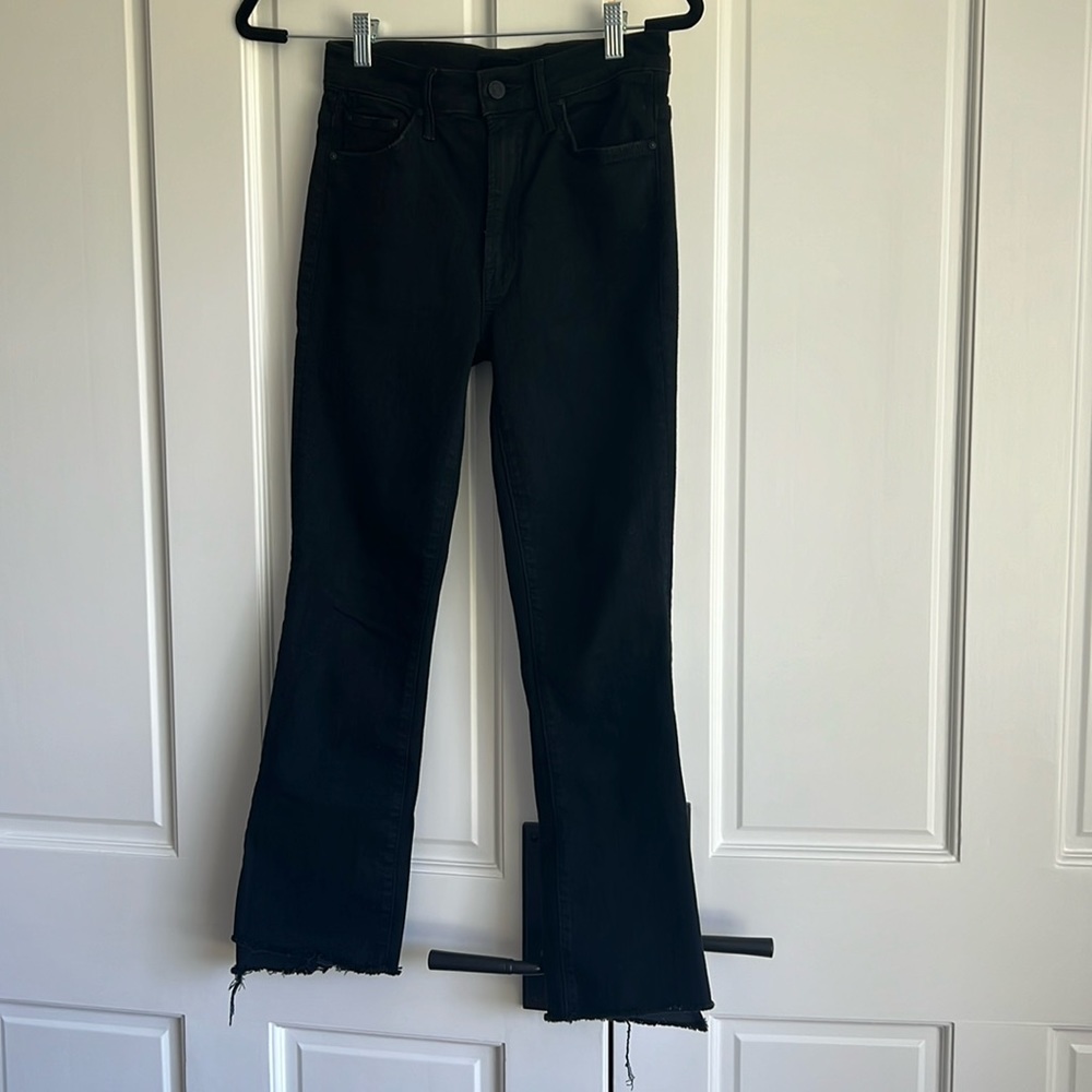 Mother black denim jeans.